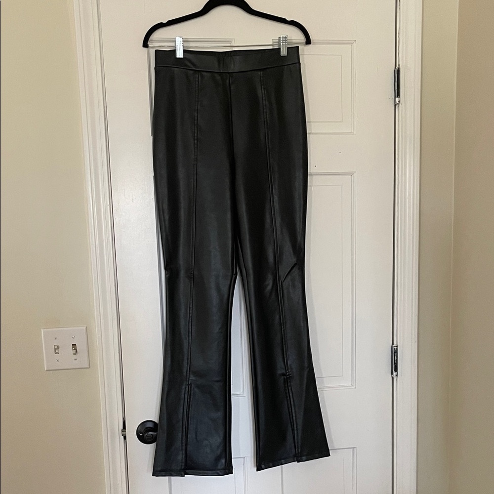 Wild Fable Black Faux Leather Women's Pants